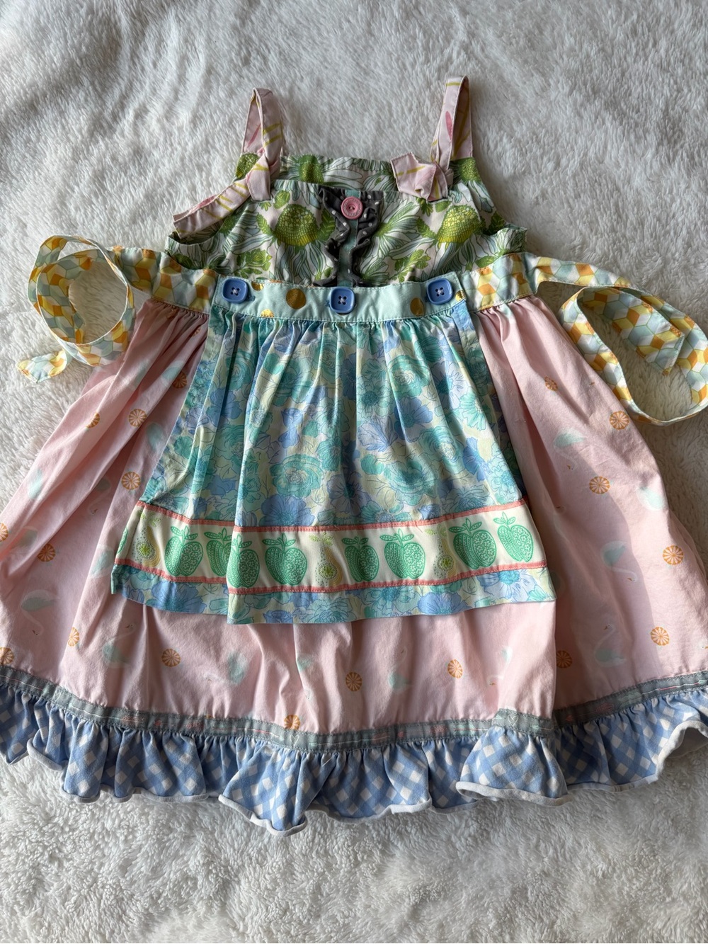Matilda Jane Knot Apron Dress size 4